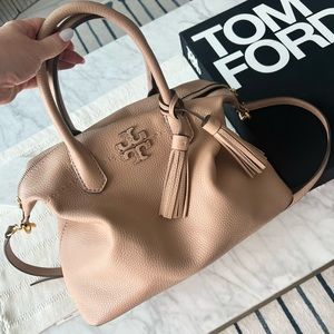 Tory Burch McGraw Top-Zip Satchel